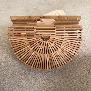 Cult Gaia Ark small bamboo clutch